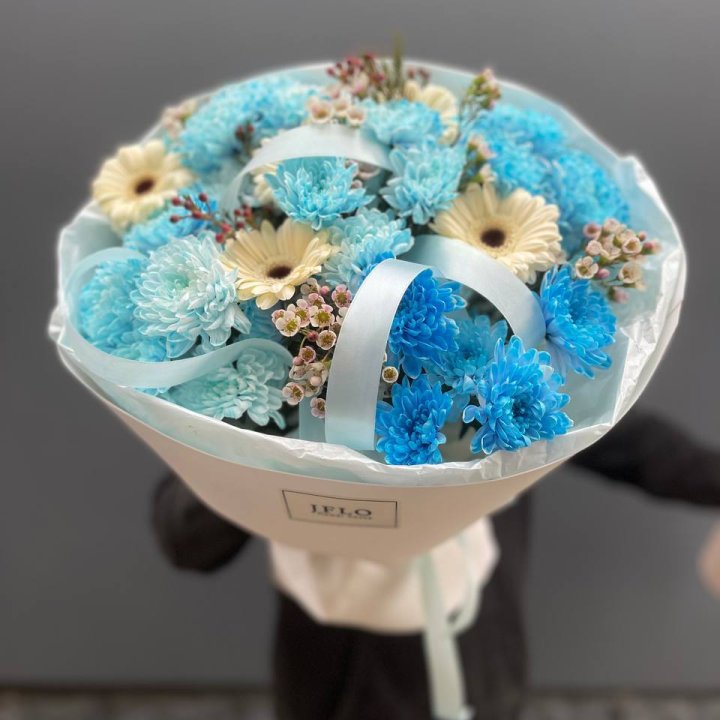 Букет "Голубые дали" с доставкой в Новом Уренгое