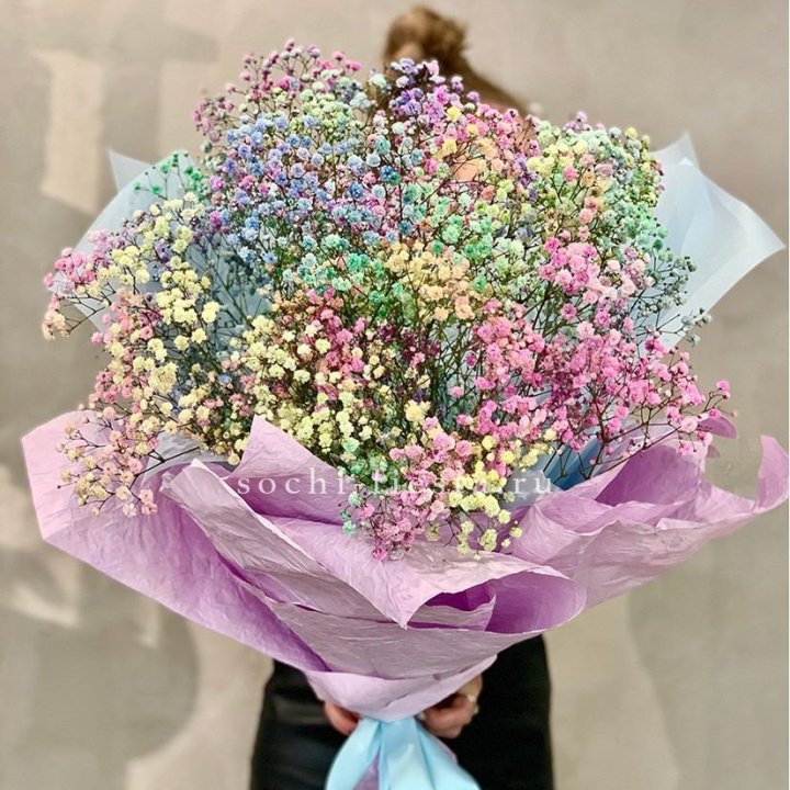 Радужные гипсофилы №2 в Новом Уренгое