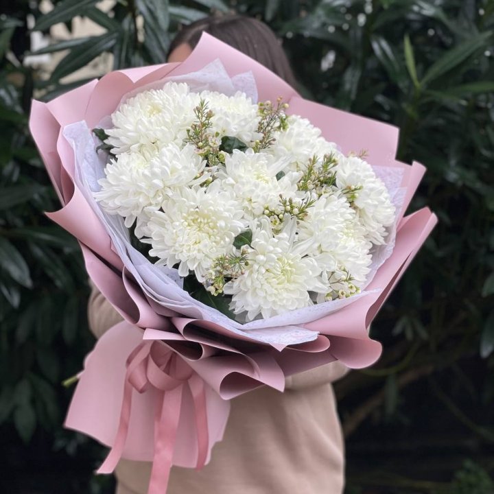 Букет хризантем №1 в Новом Уренгое