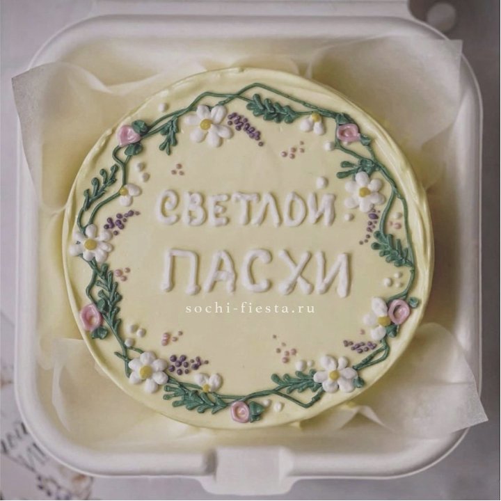 Бенто-торт "Светлой Пасхи" 2 в Новом Уренгое