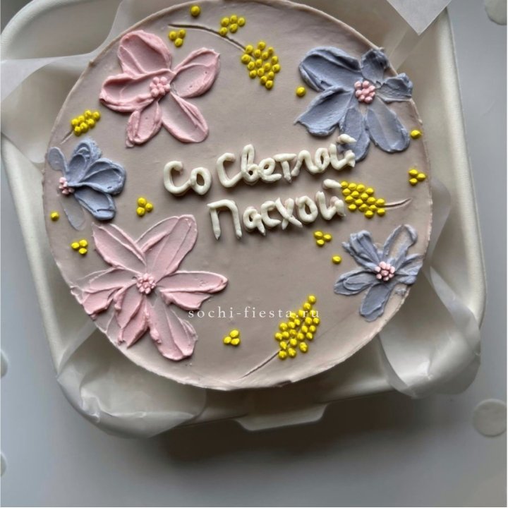 Бенто-торт "Светлой Пасхи" 3 в Новом Уренгое