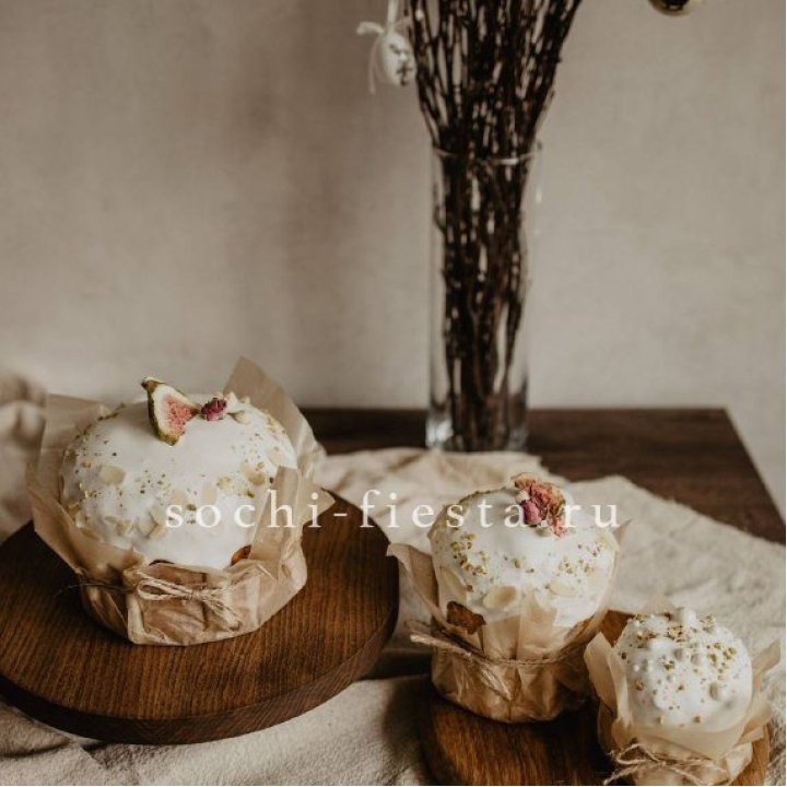 Кулич мини с изюмом в Новом Уренгое