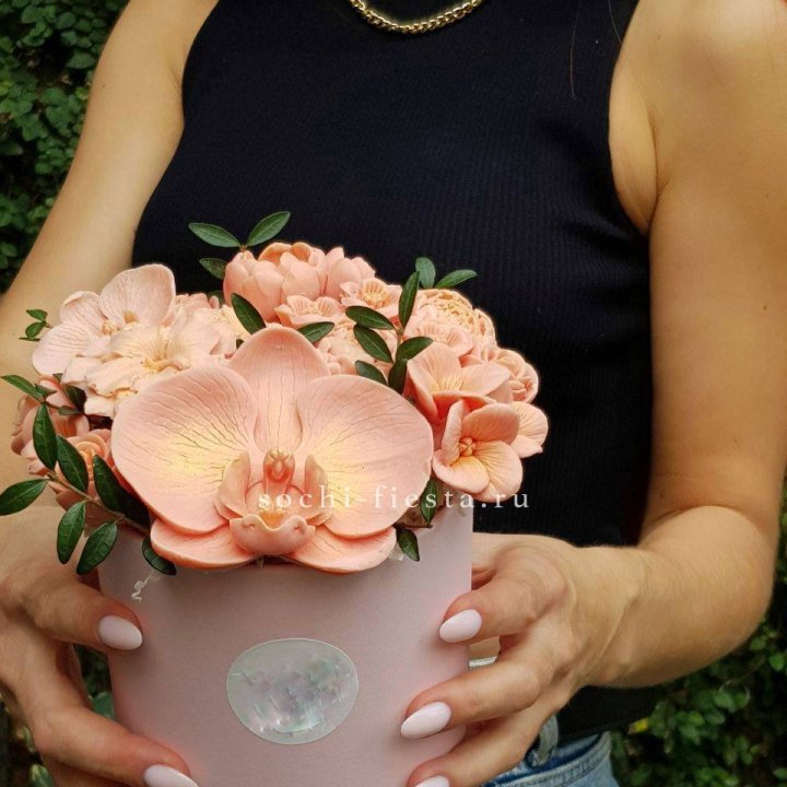 Шоколадный букет Орхидей в Новом Уренгое