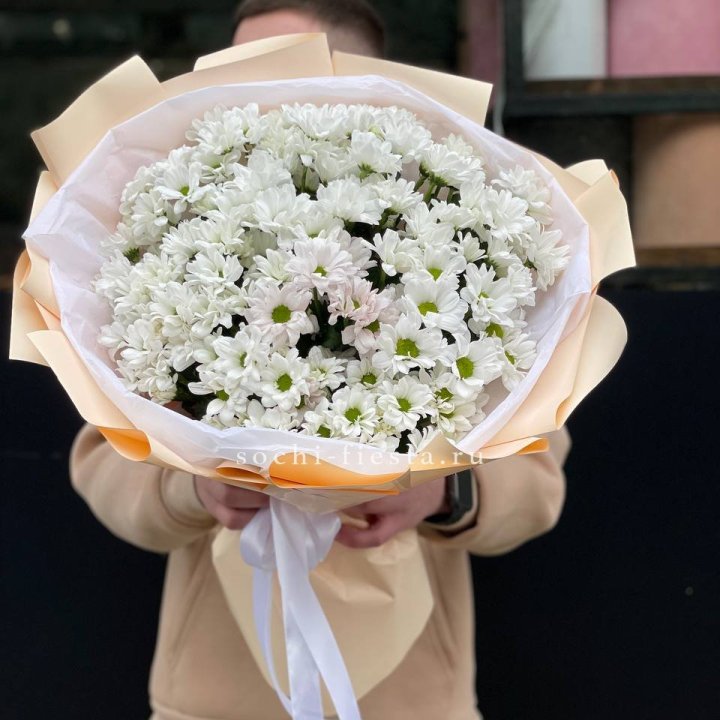  Букет хризантем в Новом Уренгое