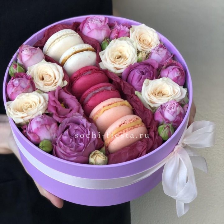 Цветочный бокс "Лаванди" в Новом Уренгое