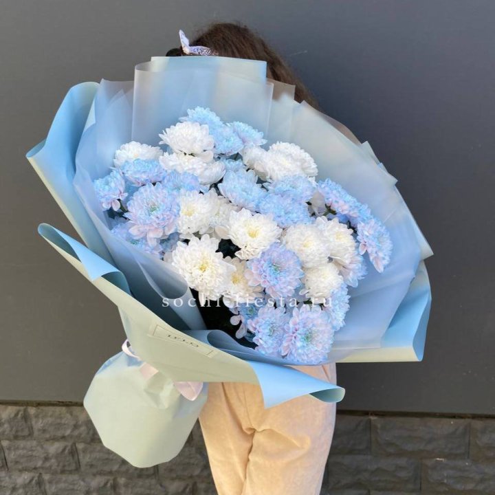  Букет "БЛЮ" с доставкой в Новом Уренгое