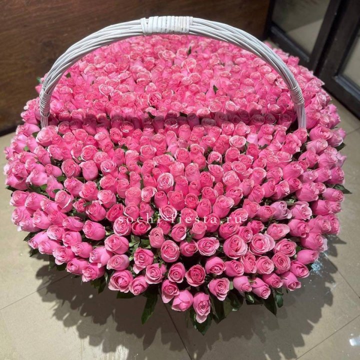 501 розовая роза в Новом Уренгое