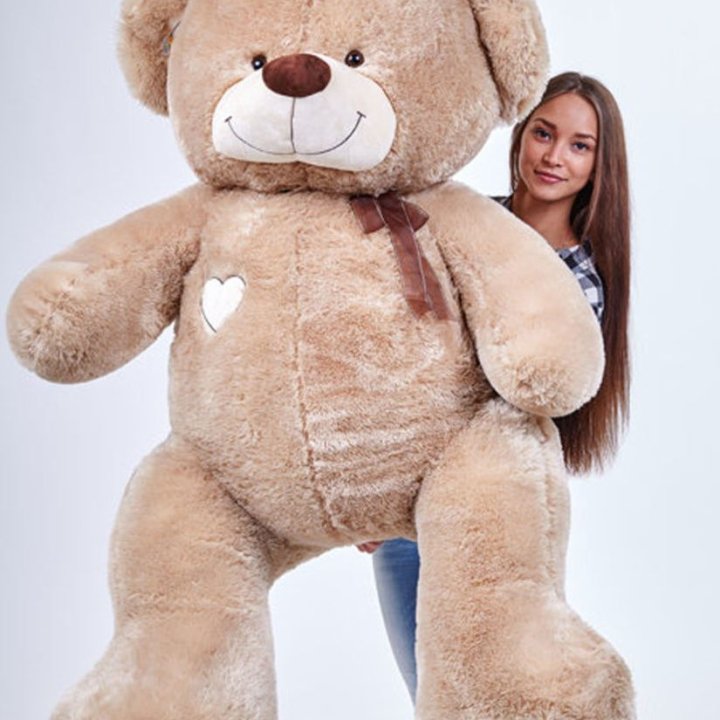 Бурый плюшевый мишка большой в Новом Уренгое